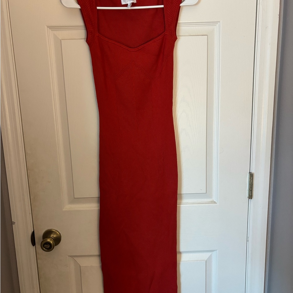 INTERMIX Bodycon Midi Dress
